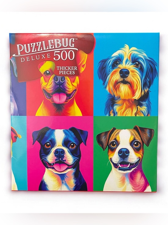 Other - 🧩 500-Piece Colorful Dogs Jigsaw Puzzle